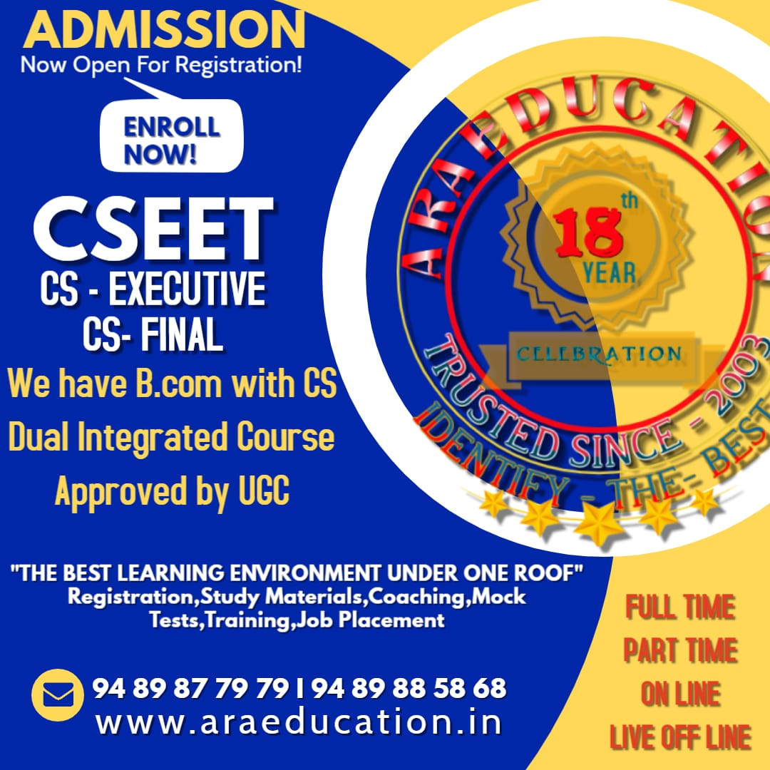 Join Soon For CSEET CS Executive CS Professional New Batch